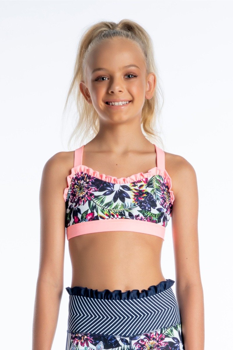 Sylvia P Surfer Girl Crop Top Child – Tinkerbells Dancewear